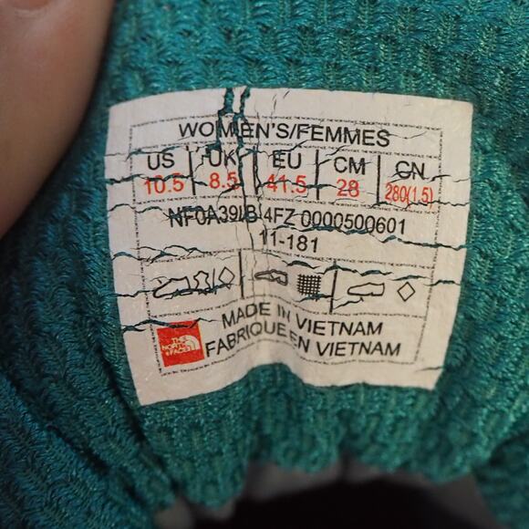 The North Face NF0A39IB Women's 10.5 Hedgehog Hike II Low GTX Goretex Outdoors - Picture 9 of 10